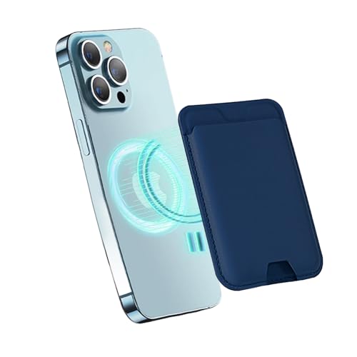 Kimguard Magnetic Wallet Compatible with MagSafe, Blue