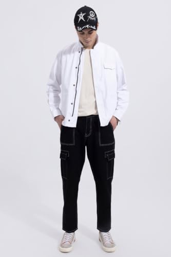 Image of SNITCH Men's Mid Rise Baggy Fit Jeans