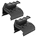 Guteauto LH RH Soft Top Rear Window Clips Retainer Brackets Tailgate Bar Holders 55395760AE 55395761AE for Jeep Wrangler 3.6L V6 - Gas 2012-2018