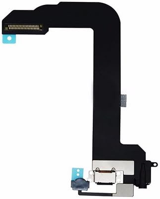 Mustpoint Puerto de carga Flex Cable Dock Conector Puerto USB Pieza de reparación para iPod Touch 6 6 generación (blanco)