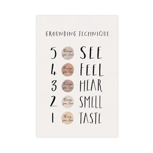 Impression sur toile 54321 grounding grand format de qualité premium