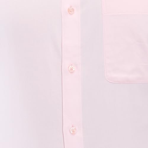 Image of Raymond Men Slim Fit Solid Pattern Pure Cotton Semi Cutaway Collar Full Sleeve Formal Shirt