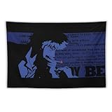 壁タペストリー かわいいアニメ柄 カウボーイビバップ 布ポスター 壁掛け タペストリー 大判 【雰囲気転換 背景 多機能】 室内装飾 ファブリック装飾 模様替え モダン 装飾小物 寝室 ホームインテリア アパートの飾り小物 窓カーテン 使いやすい 40"x60"