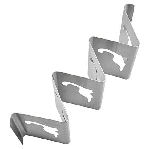 SOLUSTRE Stainless Steel Taco Holder Rack Metal Burrito Stand for Vertical Serving Easy Cleaning Design Compact Storage for Tacos Fajitas and Burritos