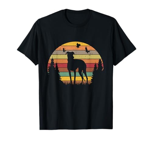 Whippet Retro Greyhound Vintage Sighthound Whippet T-Shirt