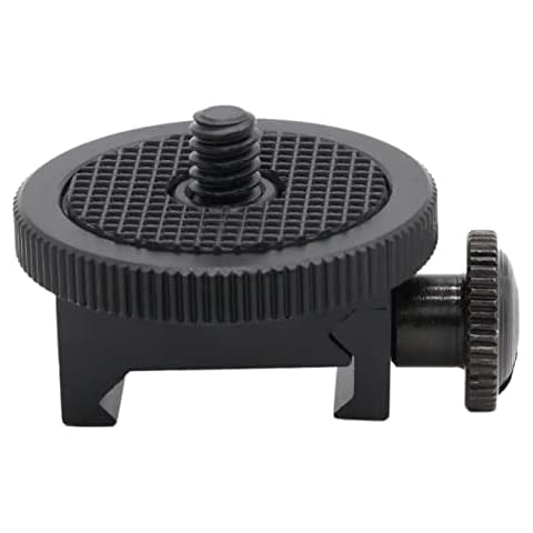 VICTORFIRE Camera Gun Mount Adapter 20mm Picatinny to 1/4 Inch Screw Action Camera Mount for Hunting Shooting Photo Video Record Cover