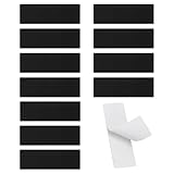 BENECREAT 12 Stück Laser Gravur Blankos 75x25cm Selbstklebende Metallplatten, 0.5mm eloxierte Aluminiumbleche für Geschäftszeichen und personalisierte Geschenke