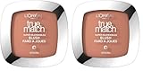 L'Oreal Paris True Match Super-Blendable Powder Blush, Subtle Sable, 0.21 Oz (Packaging May Vary) (Pack of 2)