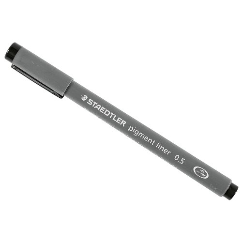 Staedtler - Pigment Liner 308 - Feutre Pointe Calibrée 0.5 mm Noir