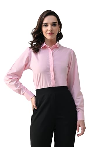 Image of Womens Formal Shirt for Office Wear | Soft Fabric Smart Fit Professional Shirt for Work, Meetings, Corporate & Business Style