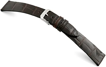 RIOS1931 Basel - Genuine Glossy Alligator Stitchless Watch Band for Patek Philippe Watches 114x82