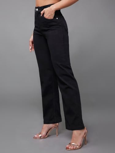 Image of Miss Chase Women's Skinny High Rise Cropped Stretchable Denim Jeans
