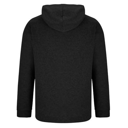 FZYLQY Men Pullover Hoodie Sweatshirt Casual Long Sleeve Solid Color Hooded Tops with Kangaroo Pocket Lightweight Streetwear4
