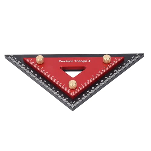 Regla triangular de aluminio Walfront para solucionar errores de medición en carpintería 4