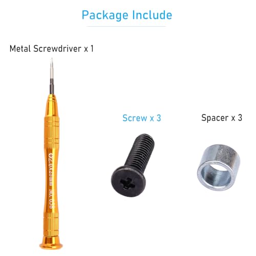 Image of 3Pcs SSD Screw for PS5 and 3Pcs Ring Replacement and Screwdriver for Sony PlayStation 5 Console Solid State Drive