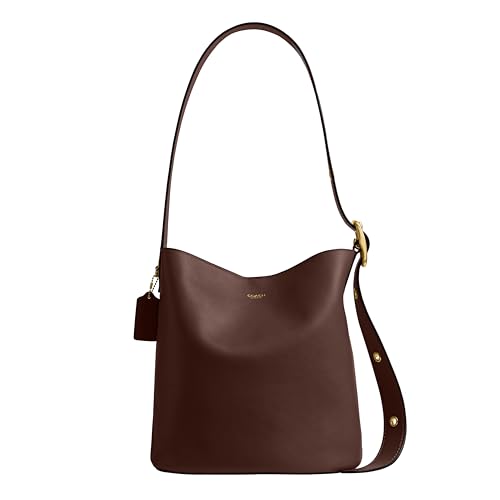 Coach Natural Grain Leather Bleecker Bucket Bag