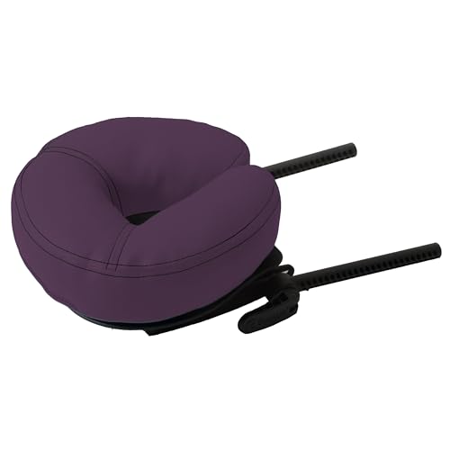EarthLite Massage Table Face Cradle Deluxe Adjustable - Durable, Fully Adjustable Headrest Platform for Massage Chairs & Tables, Amethyst