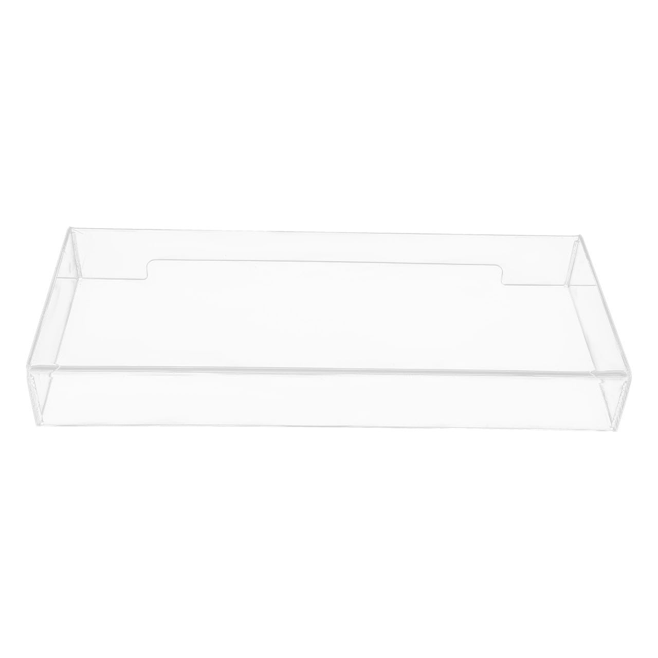 Vaguelly Copritastiera Rigido in Acrilico Trasparente Resistente All’Acqua e Anti Polvere Copertura Tastiera PC Fisso per Ufficio e Casa