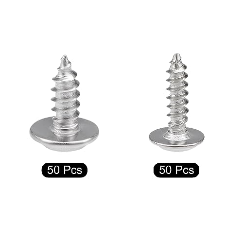 Tornillos Autorroscantes con Arandela 2x8mm y 3x8mm Acero Inoxidable 100pcs miniatura 3