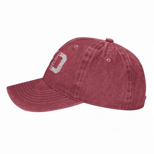 Gorra baseball Remember Everyone Deployed roja unisex talla única miniatura 3