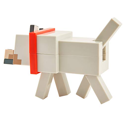 Mattel Minecraft Fusion Wolf Figure Craft-A-Figure Set, Build Your Own Minecraft Character To Play With, Trade And Collect, Toy For Kids Ages 6 Years And Older #TOP7