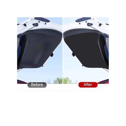 Pegatina para puerta trasera y cojín de salpicadero para coche Model 3 7