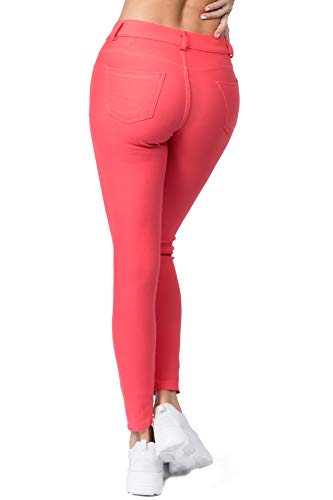 Image of YELETE Women's Basic Five Pocket Stretch Jegging Tights Pants