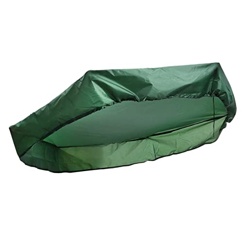 Couverture de bac à sable hexagonale SOIMISS en tissu Oxford vert pliable