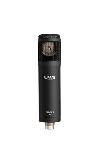 Image of Warm Audio WA-47jr SE Large-Diaphragm Cardioid Condenser Microphone, Vintage-Inspired, Rich Analog Studio Sound for Vocals & Instruments, Black (XLR)