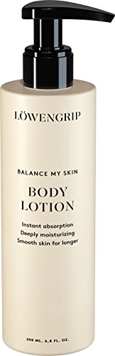 Löwengrip Balance My Skin Body Lotion - Shea Nut. Quick & Fast Absorption. Intense Hydration & Nourishment. Sweden's Fastest Growing Beauty Brand. All Skin Types + Sensitive Skin - 200 ml