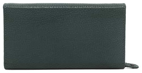 Image of WildHorn Women's Genuine Leather RFID Blocking Wallet | Tri-Fold High-Capacity Ladies Purse with Card Slots, Zipper Coin Pocket & Snap Closure | Ideal Gift for Women