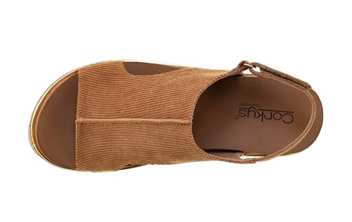 Image of Corkys Footwear Womens Carley Wedges, Featuring Corkys EVA Foam Cushioned Insoles, A 2.5 Inch Heel, Lightweight For All Day Wear, And Hook And Loop Closure