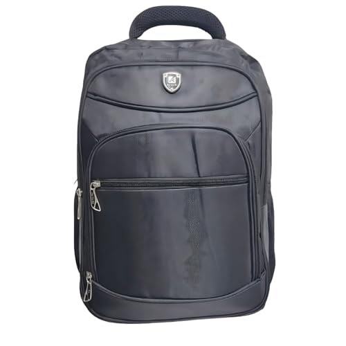 Mochila Anti Furto para Viagem Passeio com Suporte para Notebook Bolsos Laterais Grande (Preto)