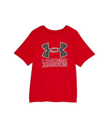 Image of Under Armour Boys' Tech Hybrid Printed Fill Short-Sleeve T-Shirt