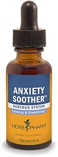 Herb Pharm Anxiety Soother Liquid Herbal Formula with Kava For Nervous System Support