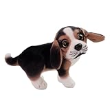 Lpoppcx Peluche De Perro | Figura Suave Y Tierna - Animal de Peluche Juguete | para Niños Adultos Adolescentes Estudiantes Profesores Sofá Interior del Coche Dormitorio