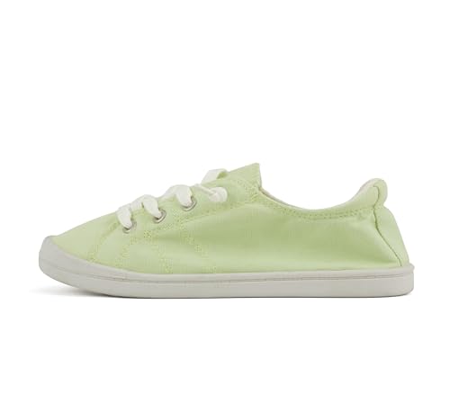 Image of Soda Flat Women Shoes Linen Canvas Slip On Sneakers Lace Up Style Loafers Zig-S