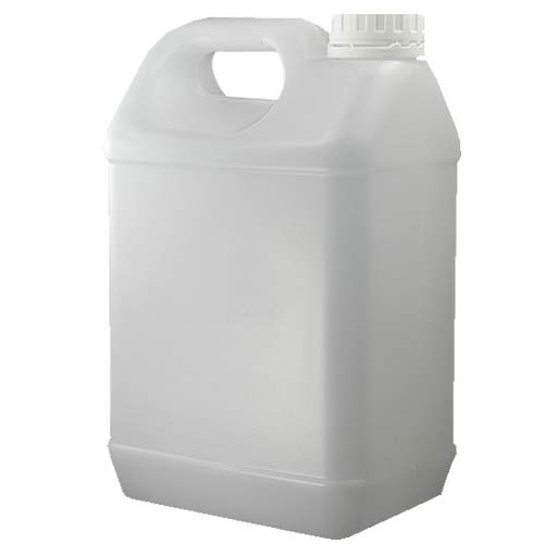 Polycraft 2 Litre Natural HDPE Plastic Jerrycan & TE/Tamper Evident 38mm Cap - 5pk