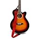 TIGER STP2-RD Nylon Gitarrengurt für Akustische, Klassische, Elektrische und Bassgitarren - Rot