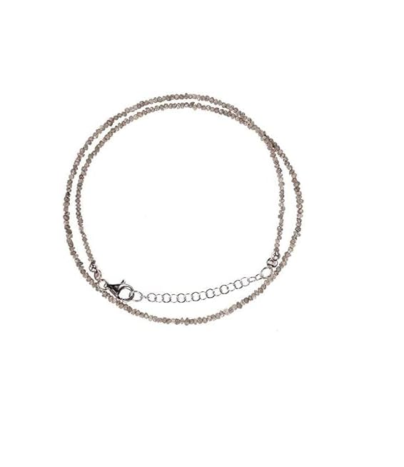 Sana Gems Natural Raw diamond necklace diamond necklace rough diamond - necklace layering necklace diamond jewelery raw diamonds Beads diamond Rough diamond necklace