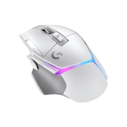 Logitech G502 X PLUS LIGHTSPEED Kabellose RGB-Gaming-Maus - Optische Maus mit LIGHTFORCE Hybridschaltern, LIGHTSYNC RGB, HERO 25K Gaming-Sensor, Kompatibel mit PC - macOS/Windows - Weiß