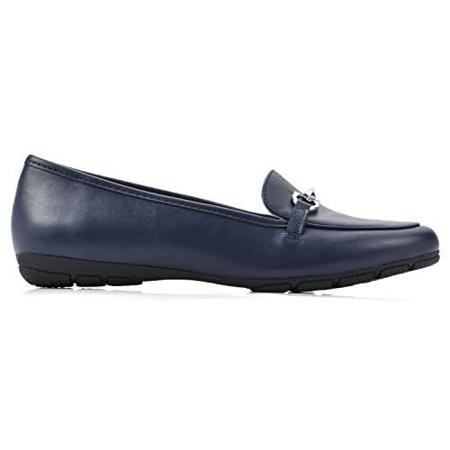 Image of CLIFFS BY WHITE MOUNTAIN Women's Glowing Cushioned Loafer Flat