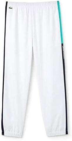 Lacoste メンズ スポーツ テニス カラーブロック バンド スウェットパンツ