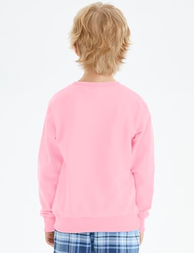 Image of Spring&Gege Youth Basic Sport Crewneck Pullover Sweatshirts for Children(3-12 Years)