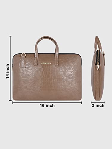 Image of Bagsy Malone Vegan Leather Unisex Laptop Bag-LB0014
