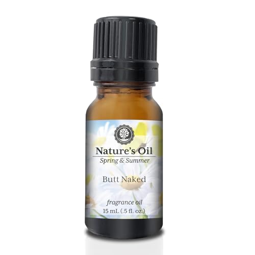 Image of Butt Naked Fragrance Oil for Perfume, Cologne, Diffusers, Soap Making, Candle Making, Lotion, Home Scents, Linen Spray, Bath Bombs, Slime (0.5 Fl Oz)