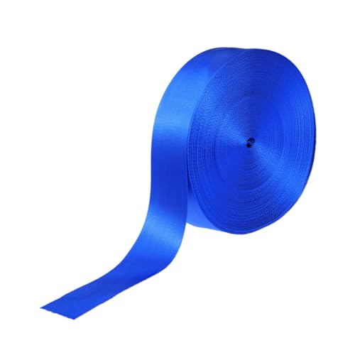 Ruban polyester bleu Housoutil pour DIY sangle durable de colliers sacs et ceintures