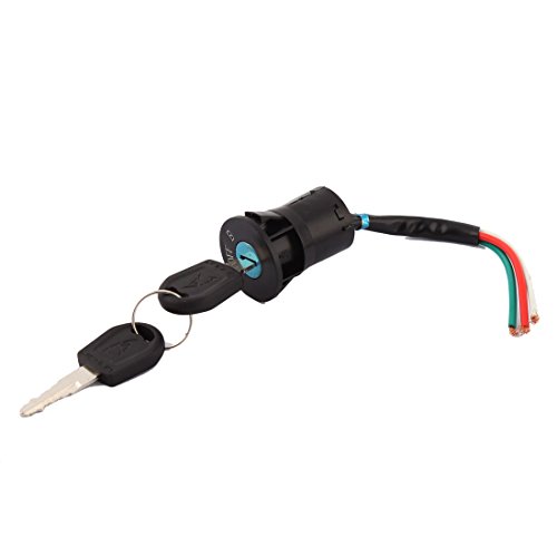 Aexit Motorcycle Motorbike Bike Locks 3 Positions 3-Wire Start U-Locks Switch Lock