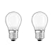 Produktbild OSRAM LED STAR CLASSIC P 40 FS Warmweiss Filament Matt E27 Tropfen Doppelpack