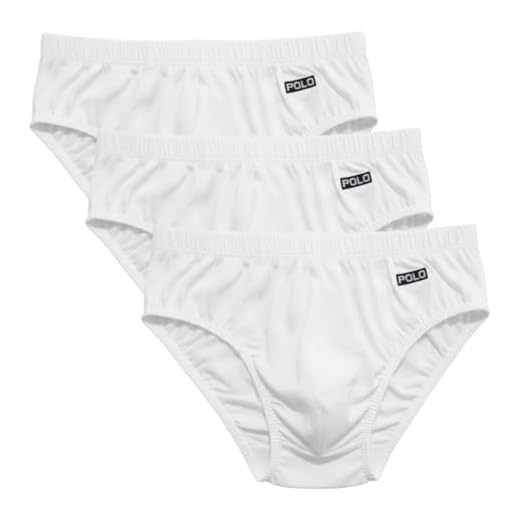 Kit 3 Cuecas Slip Polo Star 100% Algodão Penteado Ultra Conforto Adulto Tradicional Masculina (BR, Alfa, M, Regular, Branco)